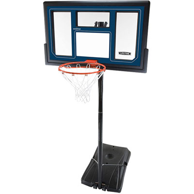 Image of Lifetime 50   Adjustable Portable Basketball Hoop
