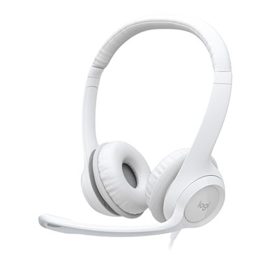 Logitech H390 Wired Headset with Noise Cancelling Microphone - Off-White I might have to donate this headset