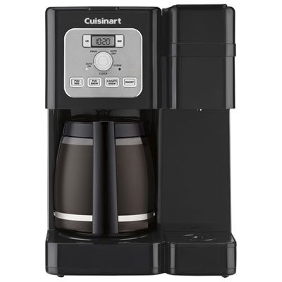 Image of Cuisinart 12-Cup Automatic/Single Serve Coffee Maker (SS-12C) - Black
