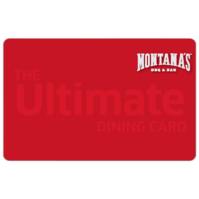 Carte-Cadeau Montana's - 200 $ - Téléchargement Numérique
