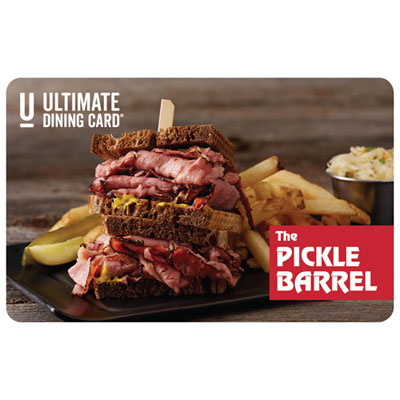 Carte-Cadeau The Pickle Barrel - 50 $ - Téléchargement Numérique