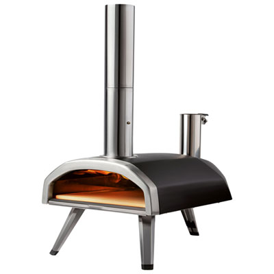Image of Ooni Fyra 12   Wood Pizza Oven - Black/Silver