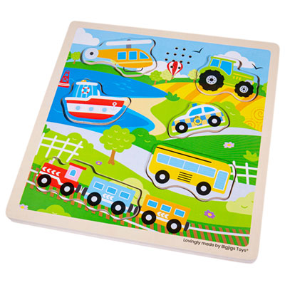 Bigjigs Toys Transport Sound Puzzle