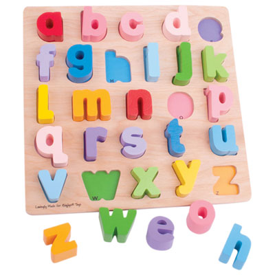 Image of Bigjigs Toys Lowercase Alphabet Puzzle