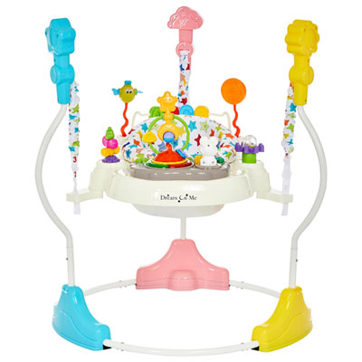 Image of Dream On Me Zany 2-in-1 Activity Centre & Bouncer - Star Print
