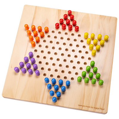 Image of Bigjigs Toys Traditional Chinese Chequers Game