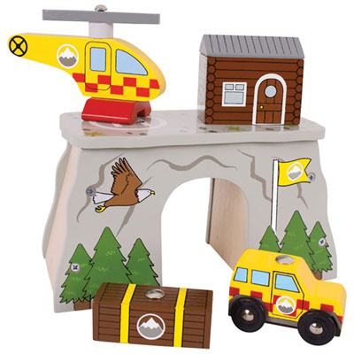 Image of Bigjigs Toys Mountain Rescue Playset