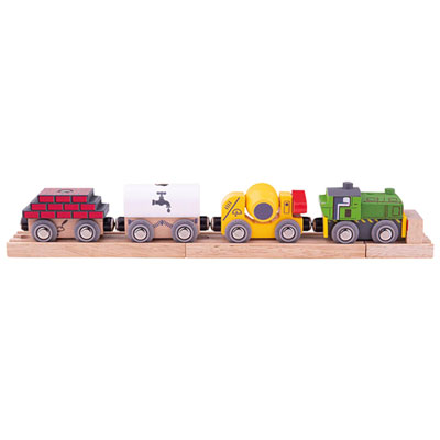Image of Bigjigs Toys Construction Train