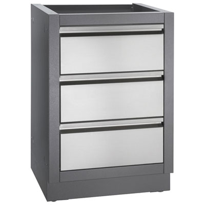 Image of Napoleon OASIS Outdoor Kitchen 2-Drawer Cabinet - Grey