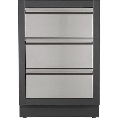 Image of Napoleon OASIS Outdoor Kitchen 3-Drawer Cabinet - Grey