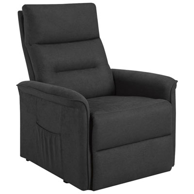 Fauteuil Inclinable Contemporain Ariel - Gris Foncé