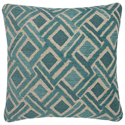 Millano Collection Sabar 18" Luxury Decorative Pillow Cushion - Aqua