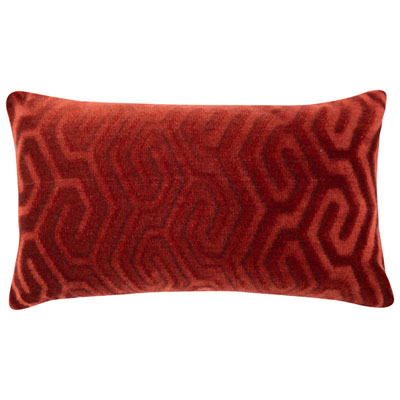 Millano Collection Zulu 12"x20" Luxury Decorative Pillow Cushion - Claret