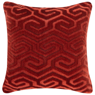 Millano Collection Zulu 20" Luxury Decorative Pillow Cushion - Claret