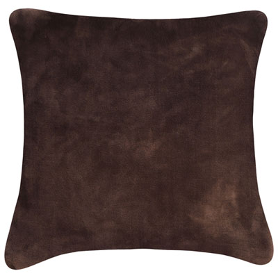 Image of Millano Collection Plush 18   Decorative Pillow Cushion - Brown