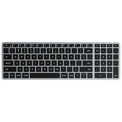 Image of Satechi Slim X2 Bluetooth Backlit Keyboard - Grey - English