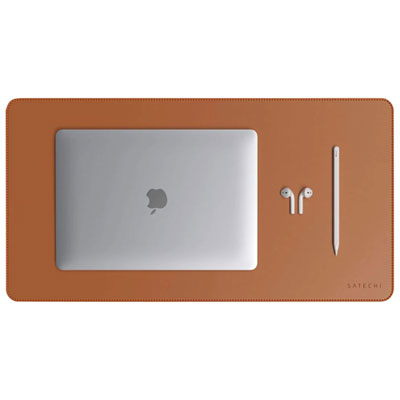 Image of Satechi Eco-Leather Deskmate Desk Mat - Brown