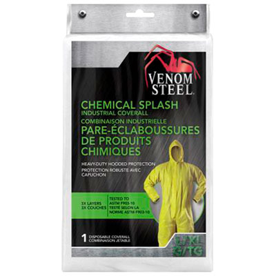 Image of Medline Venom Steel Chemical Splash L/XL Coverall (VENCVCA400N)