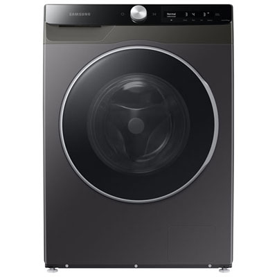Open Box - Samsung 2.9 Cu Ft High Efficiency Front Load Steam Washer (WW25B6900AX/AC) -Inox -Perfect Condition
