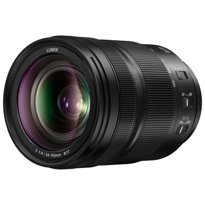 Panasonic LUMIX S 24-105 mm f/4.0 OIS Zoom Lens - Black Excellent standard zoom for L-mount