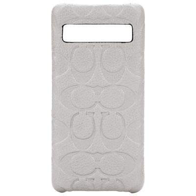 Image of Coach Fitted Hard Shell Case for Pixel 7a - Grey