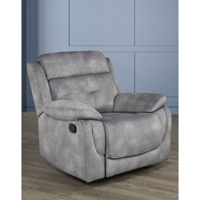 Image of Alto Fabric Recliner Chair - Grey