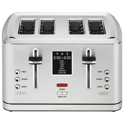 Brentwood Select TS-447S Extra Wide 4-Slice Toaster, Stainless