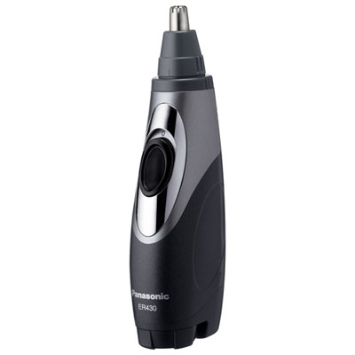 Image of Panasonic Nose Hair Wet& Dry Trimmer with Smart Wash (ER430) - Black/Silver