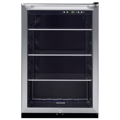 Frigidaire 138-Can Freestanding Beverage Centre (FRYB4623AS) - Stainless Steel Wine cooler