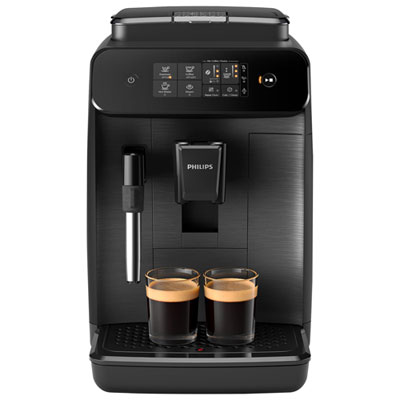 Image of Philips 800 Automatic Espresso Machine With Milk Frother - Matte Black - Only at Best Buy