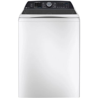 GE Profile 6.2 Cu. Ft. High Efficiency Top Load Washer (PTW705BSTWS) - White Large capacity washer