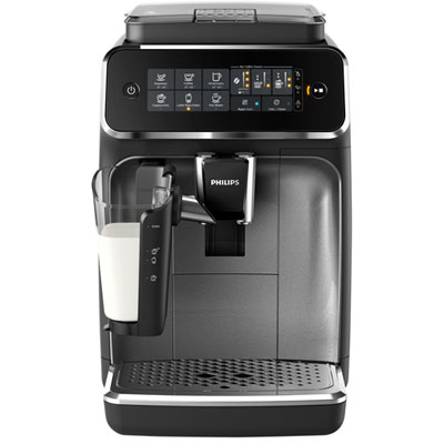 Image of Philips 3200 Automatic Espresso Machine with LatteGo Milk Frother - Stainless Steel