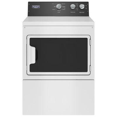 Maytag 7.4 Cu. Ft. Gas Dryer (MGDP586KW) - White Does an excellent job of automatic drying