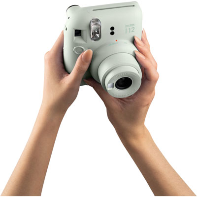 Fujifilm Instax Mini 12 Vert Menthe + 40 Pellicules – Appareil Photo Instantané Fun, Selfie Miroir, Facile Enfants