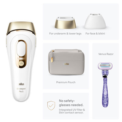 Braun Silk Expert Pro 5 Dry IPL Hair Removal System (PL5157