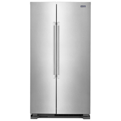 Maytag 36" 24.9 Cu. Ft. Side-By-Side Refrigerator (MSS25N4MKZ) - Fingerprint Resistant Stainless Steel Quick delivery, great no hassle service, got to love best buy