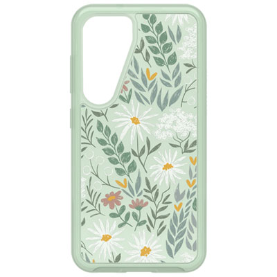 Image of OtterBox Symmetry Fitted Hard Shell Case for Galaxy S23 - Sage Flowery