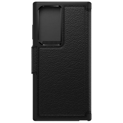 Image of OtterBox Strada Folio Case for Galaxy S23 Ultra - Black/Pewter