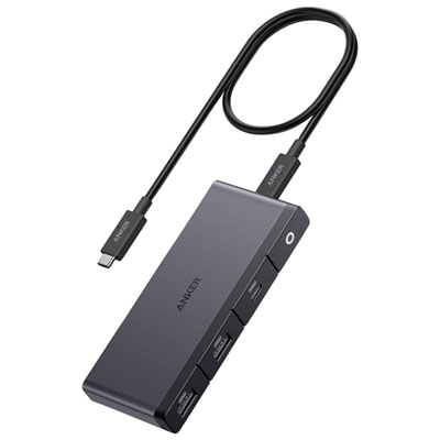 Anker 556 8-Port Type-C Hub with 8K HDMI (A83A8H11-5) A mostly good, useful hub for my Thunderbolt-4-equipped HP Envy laptop