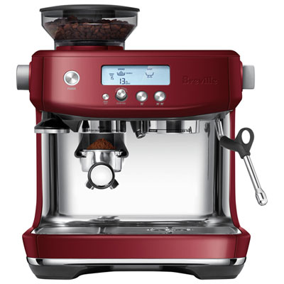 Image of Breville Barista Pro Espresso Machine with Frother & Coffee Grinder - Red Velvet Cake