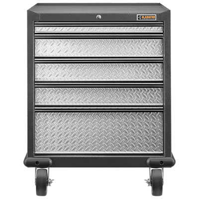 Gladiator Premier Modular GearDrawer Cabinet (GAGD275DLG) - Silver Tread Modular Gear Drawer