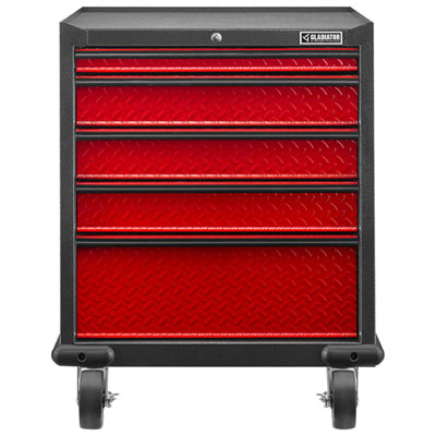 Armoire Modulaire Geardrawer Premier De Gladiator (Gagd275Dlr) - Rouge
