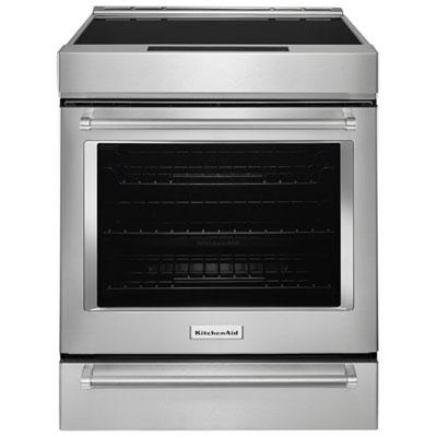 KitchenAid 30" 6.4 Cu. Ft. True Convection Slide-In Induction Range (KSIS730PSS) - Stainless Steel It heats up incredibly fast, cooks food evenly, and provides precise temperature control