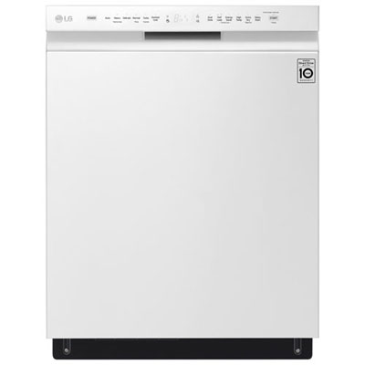 "Open Box - LG 24"" 48dB Built-In Dishwasher with Third Rack (LDFN4542W) - White - Perfect Condition"