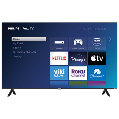 Philips 50" 4K UHD HDR LED Direct Lit Roku Smart TV (50PUL6673/F6) - 2023