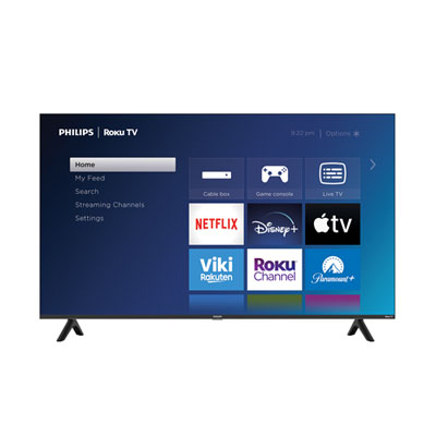 Philips 55" 4K UHD HDR LED Direct Lit Roku Smart TV (55PUL6673/F6) - 2023 Great television