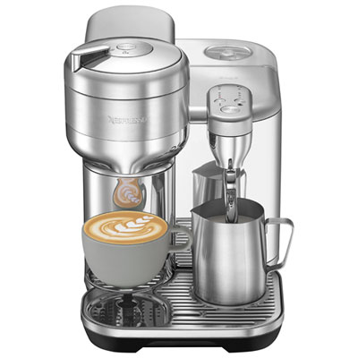 Nespresso Vertuo Creatista Pod Espresso Machine by Breville - Brushed Stainless Steel Less than 6 month and milk frother stops working several times