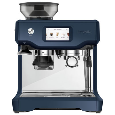 Remis À Neuf (Bon État) - Machine À Expresso Automatique Barista Touch De Breville - Damas Bleu - Reconditionné Par Breville