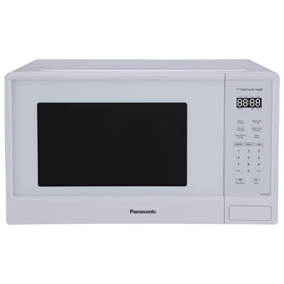 Image of Panasonic Genius 1.3 Cu. Ft. Microwave (NNSU65NW) - White
