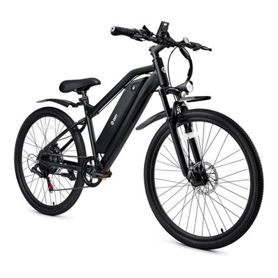 Image of SWFT Edge Electric City Bike with up to 49.8km Battery Life - Black - Only at Best Buy